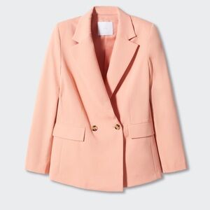 Mango Soft Peach Blazer